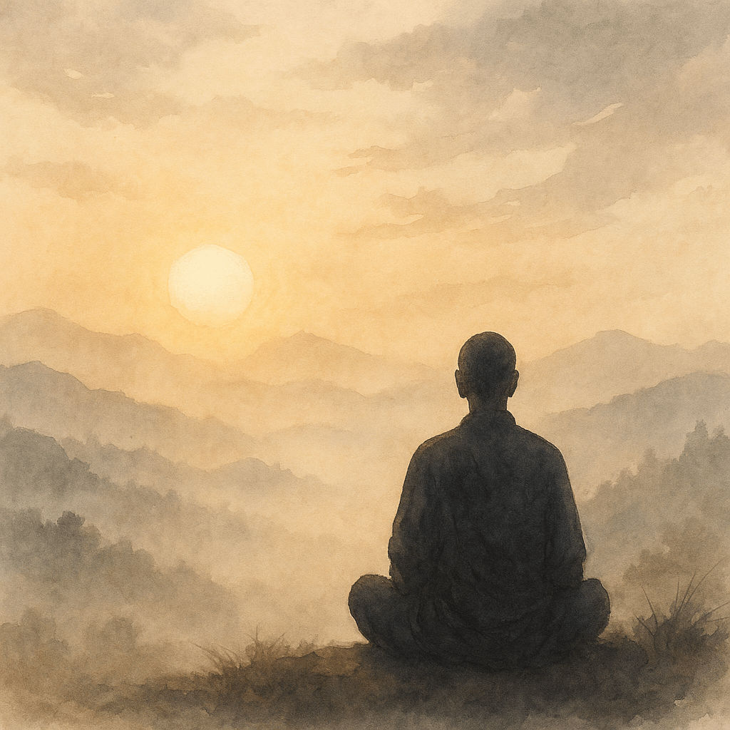 Méditation au lever du soleil