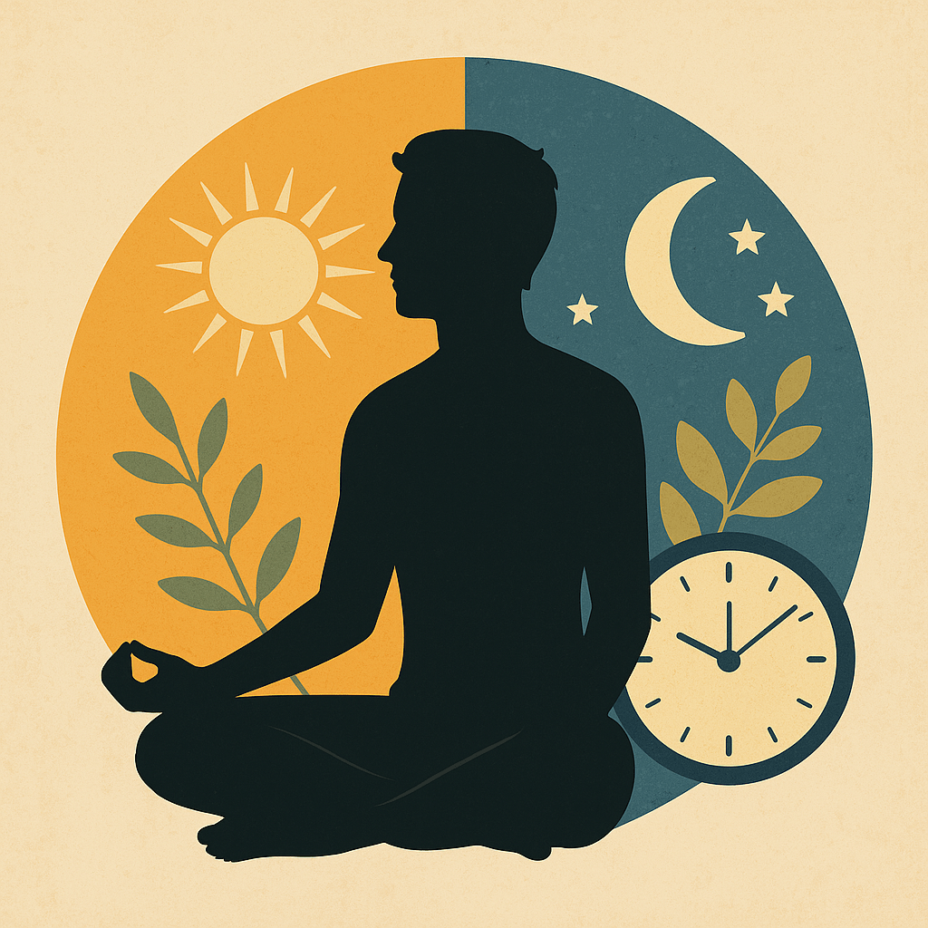 Méditation entre le jour et la nuit